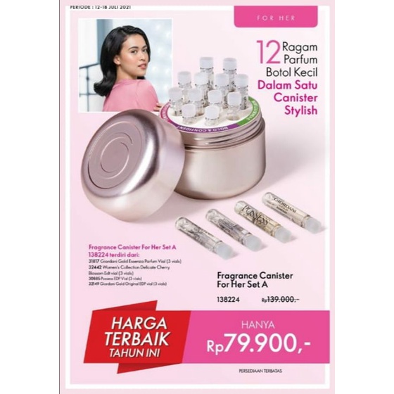 Fragrance Canister For Her Set A & Him Set A