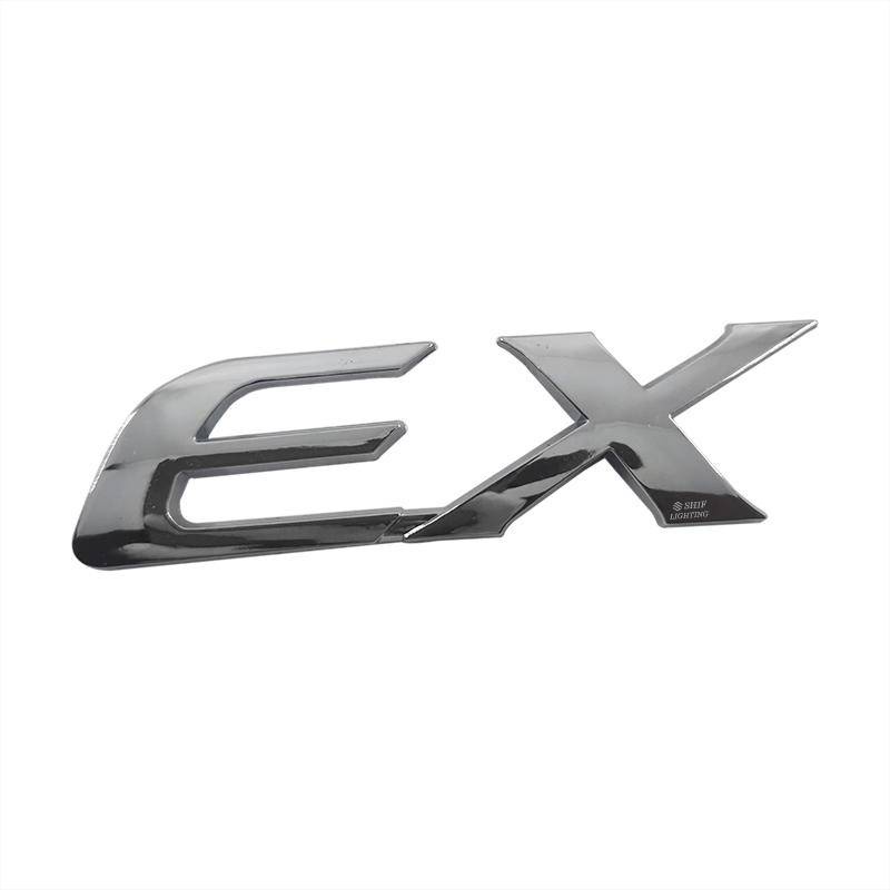 1 X ABS EX Letter Logo Auto Car Rear Emblem Badge Sticker Decal Replacement For Toyota COROLLA