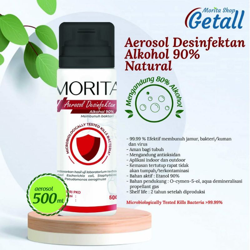 MORITA Aerosol Desinfektan Natural 500 mL