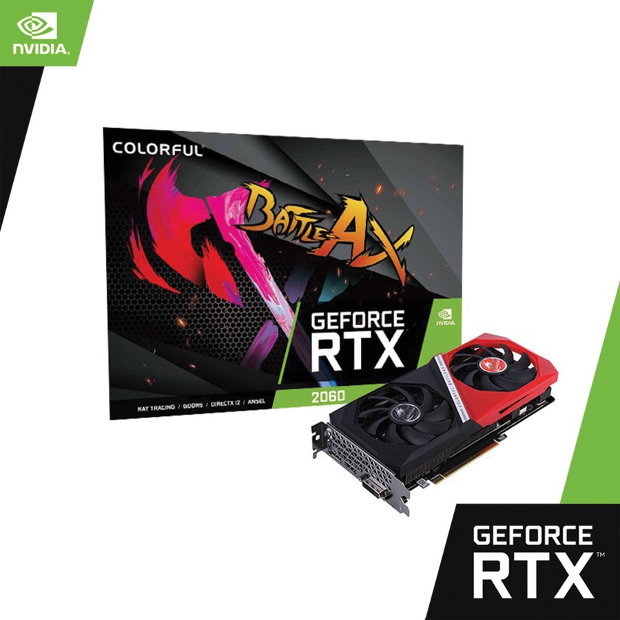 Colorful GeForce RTX 2060 NB DUO 6G-V / 12G-V GDDR6 - 2060 NB DUO 6G