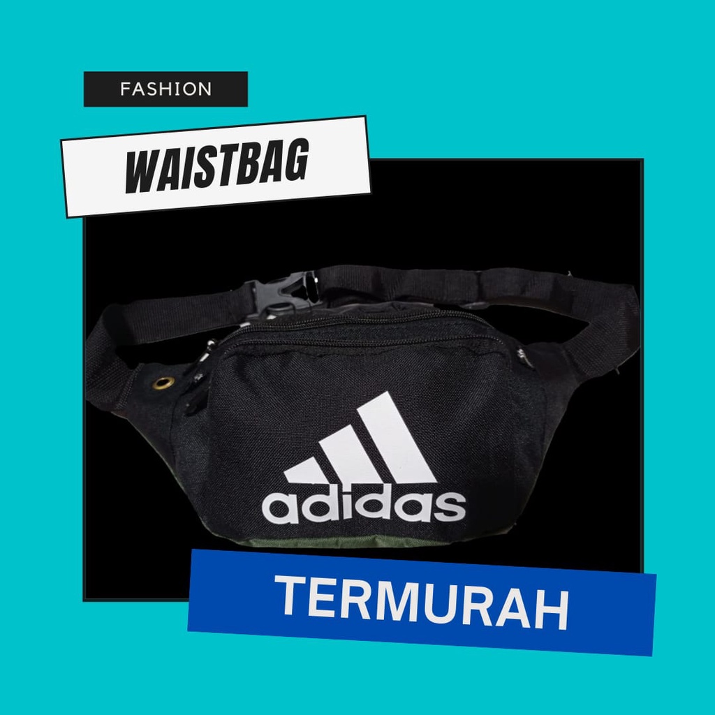 Random Model TAS WAISTBAG CODURA (HARGA GLOSIR )TAS PRIA-TAS WANITA-TAS MURAH