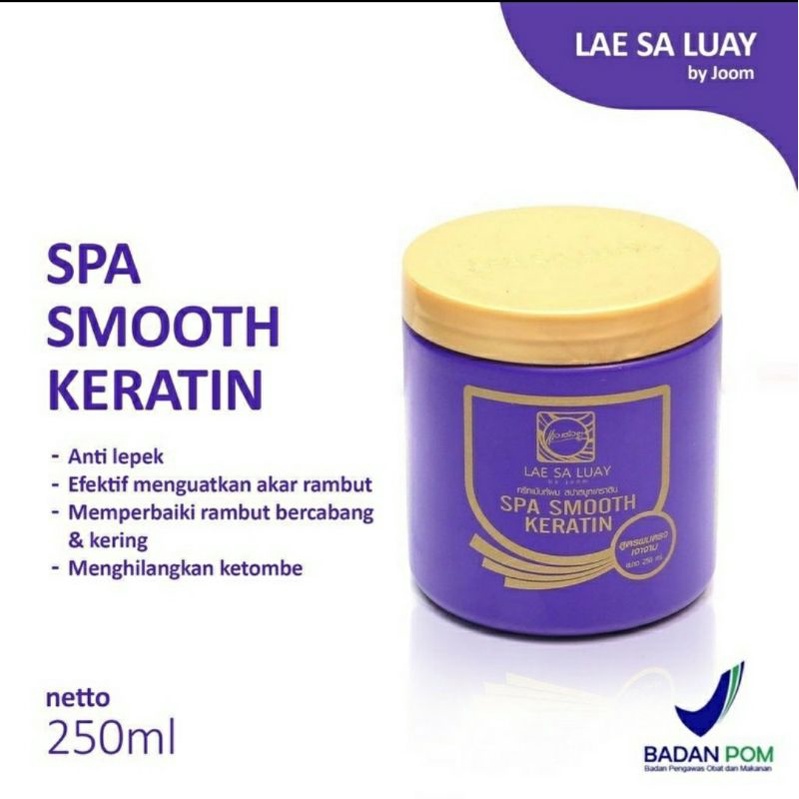 LAE SA LUAY SPA SMOOTH KERATIN / SPA RAMBUT / MASKER RAMBUT