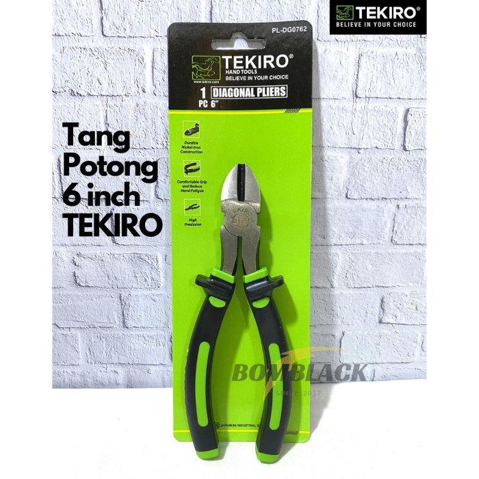 TEKIRO Tang Potong 6 inch 6 inci 6 inchi Diagonal Cutting Pliers MURAH