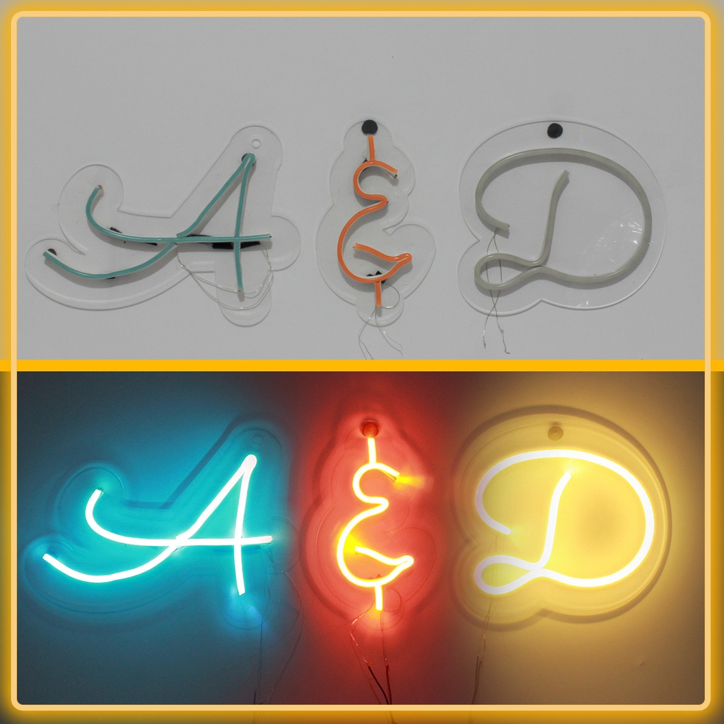 Neon Flex Huruf Inisial Custom Model