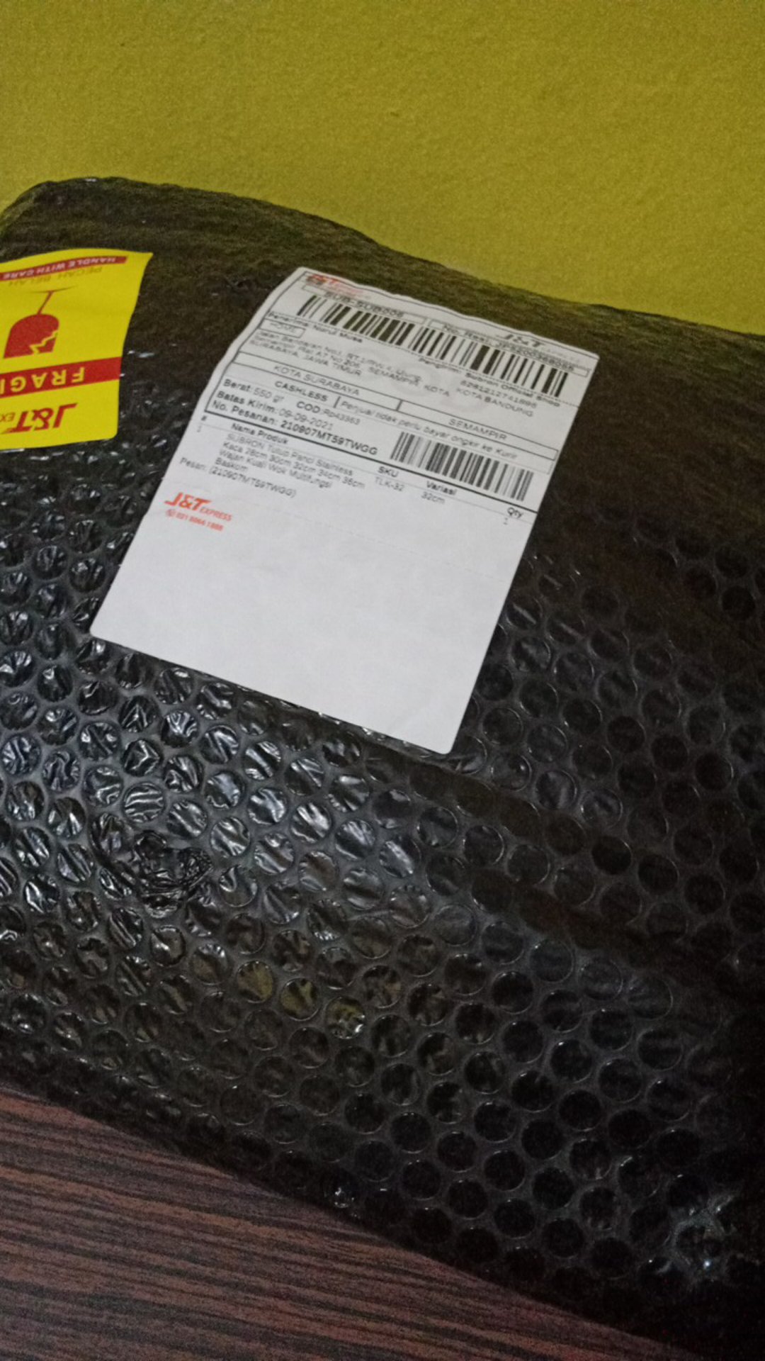 Subron Tutup Panci Stainless Kaca 28cm 30cm 32cm 34cm 36cm Wajan Kuali Wok Multifungsi Baskom