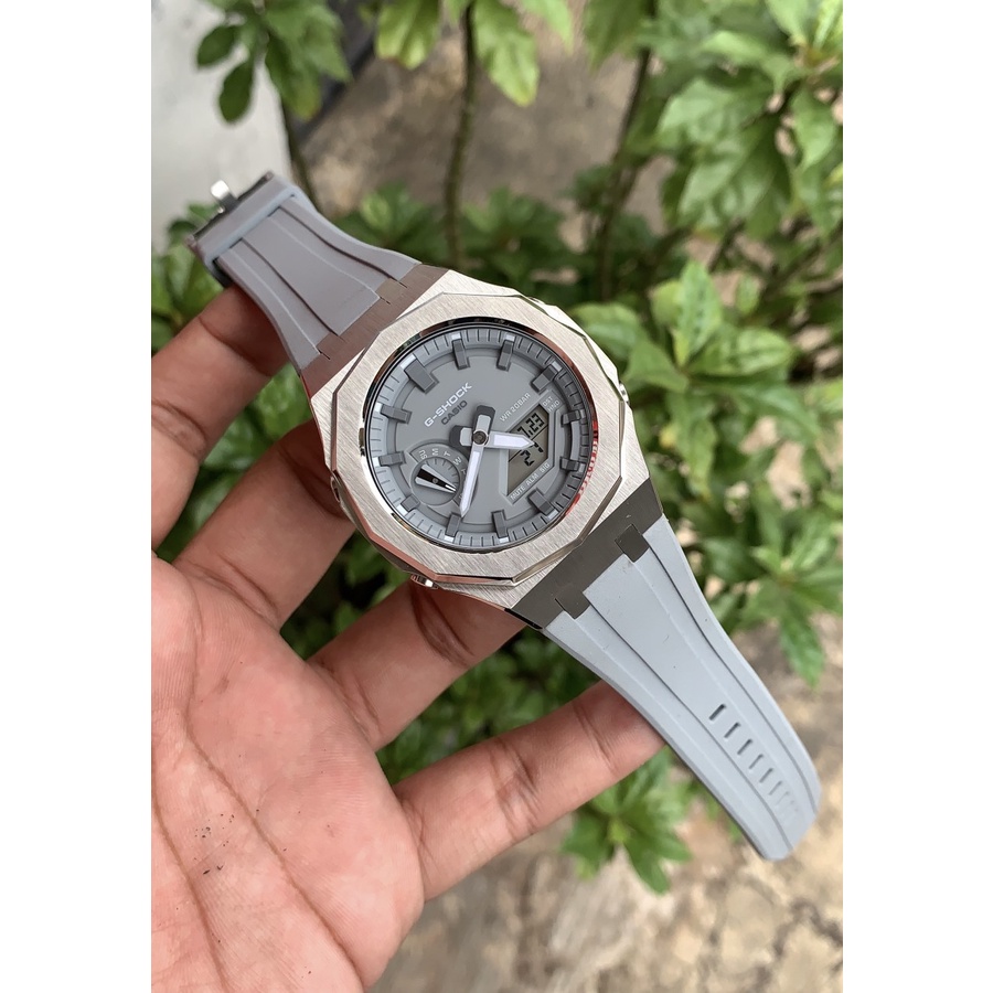 Jam Casio Gshock Ga2100 Original grey rubber