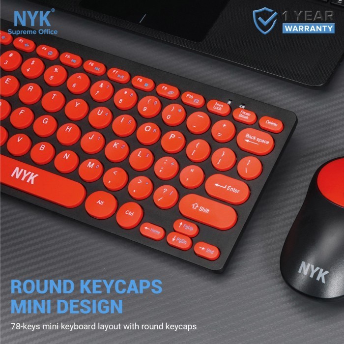 NYK Supreme K20 Keyboard &amp; Mouse Wireless