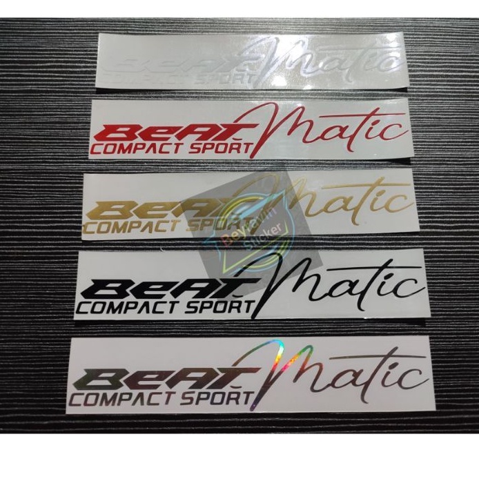 STIKER BEAT MATIC STICKER BEAT MATIC COMPACT SPORT