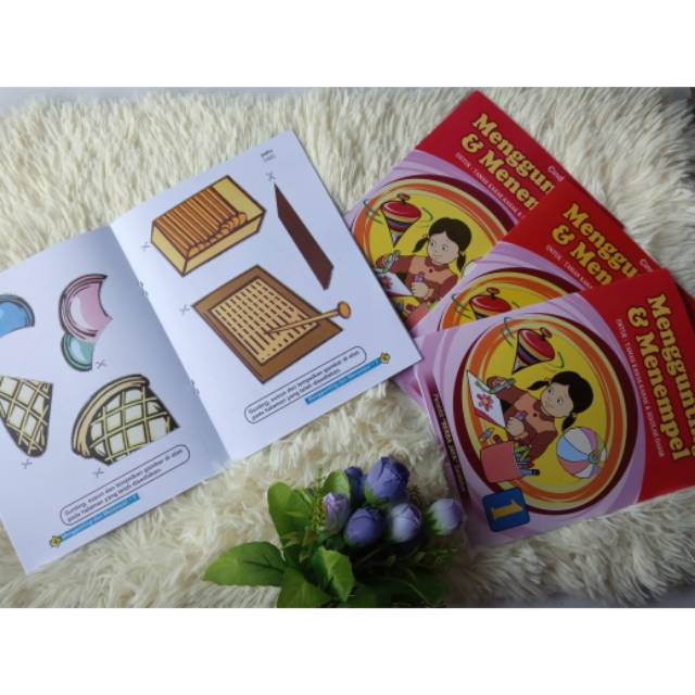 Buku latihan menggunting dan menempel TK dan Paud | Buku latihan menggunting PAUD | buku TK dan PAUD