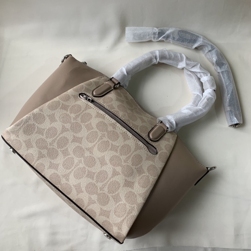 Coach Elise Satchel In Signature Canvas(79364)