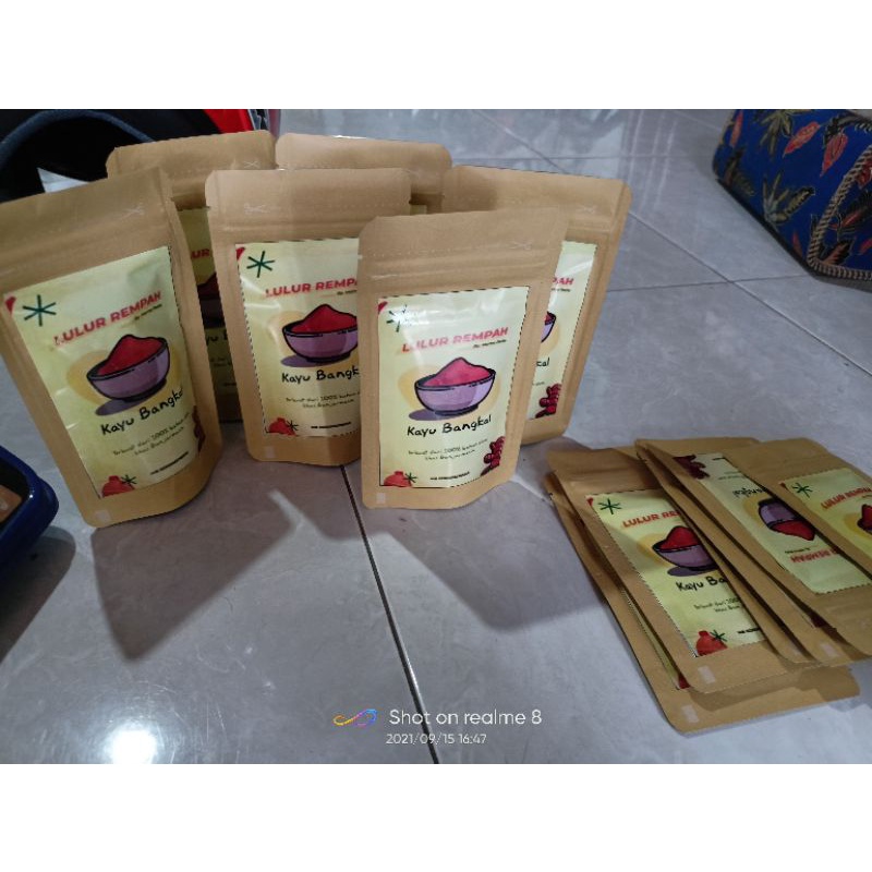 LULUR REMPAH KAYU BANGKAL ASLI 100GRAM