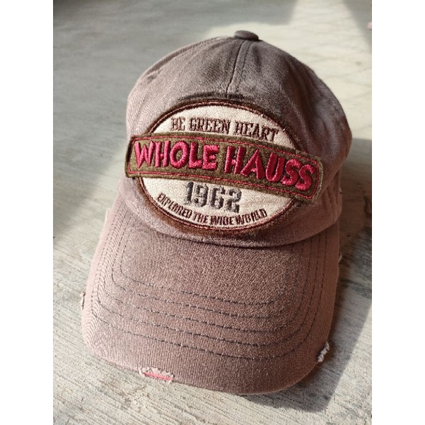 Topi Brown Whole Hauss second | topi vintage y2k