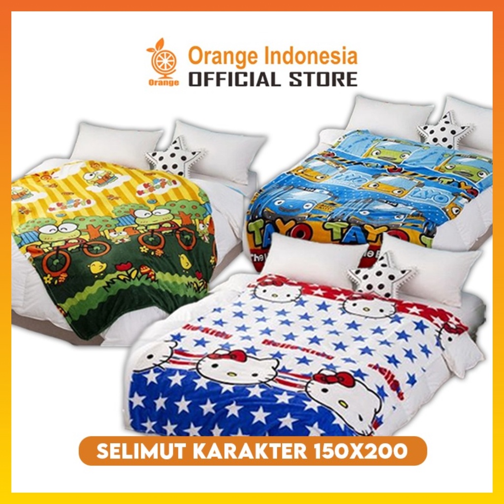 Selimut Bulu Selimut Motif Karakter Selimut anak Selimut Dewasa Selimut Tebal 150X200Cm WHFUNITURE