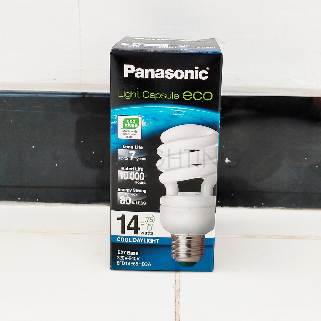 Lampu Panasonic Spiral ECO 14 watt