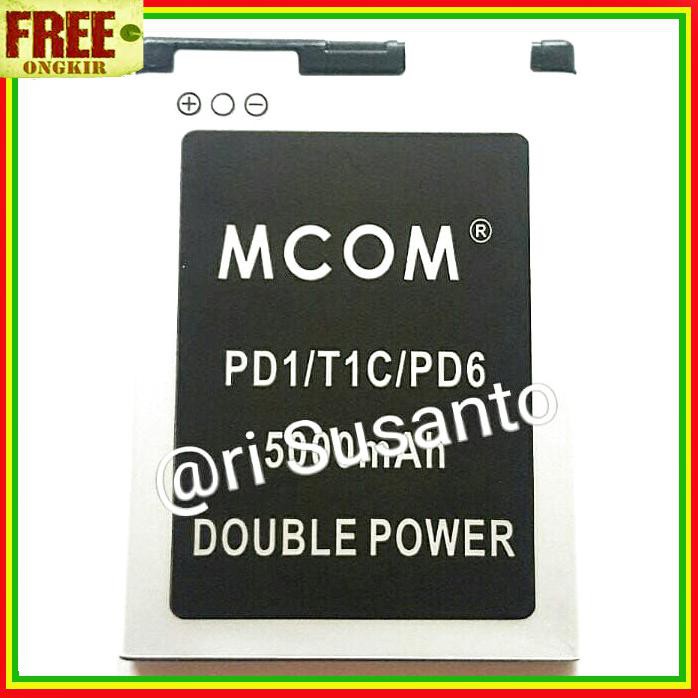 ACC HP BATERAI MCOM CROSS EVERCROSS PD1 T1C PD6 DOUBLE POWER 5000MAH