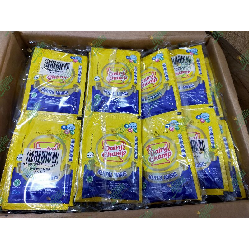 

SKM SUSU KENTAL MANIS DAIRY CHAMP SACHET 6PCS