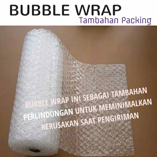 BUBBLE WRAP / Extra Tambahan Packing / Pembungkus Gelembung Paket Safety
