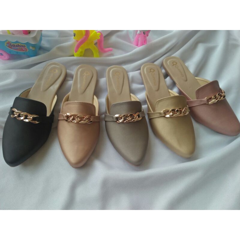 sandal selop wanita selop rantai selop kekinian selop murah