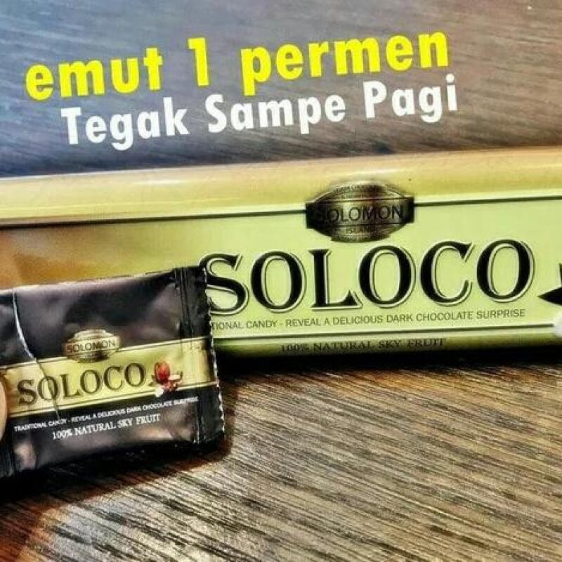 DISKON Deskripsi Permen Soloco AU 1 Sachet Asli Original Pria -Permen Tahan-Lama - 1 BOX/KALENG /