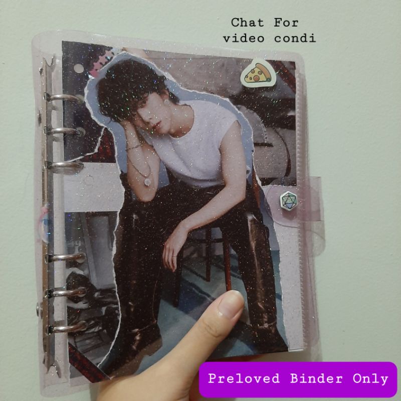 

⭐Preloved⭐ Binder jelly pc photocard kolbuk (bukan A5) termasuk sleeve 2p 4p preloved