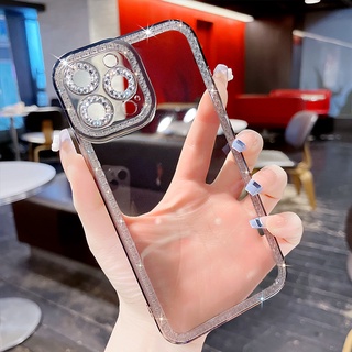 Case Pelindung Lensa Kamera Bahan Silikon Transparan Untuk iPhone 13 Pro Max 12 11 X XS Max XR