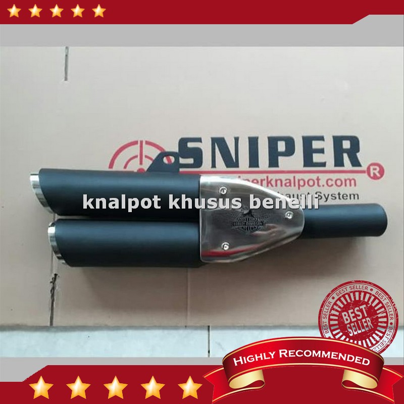 Sale Promo Knalpot Benelli Motobi Evo Efi Double Vanes Short