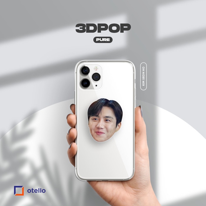 Griptok Kim Seon Ho Premium Phone Grip 3D Pure Pop Socket Griptok Stand HP