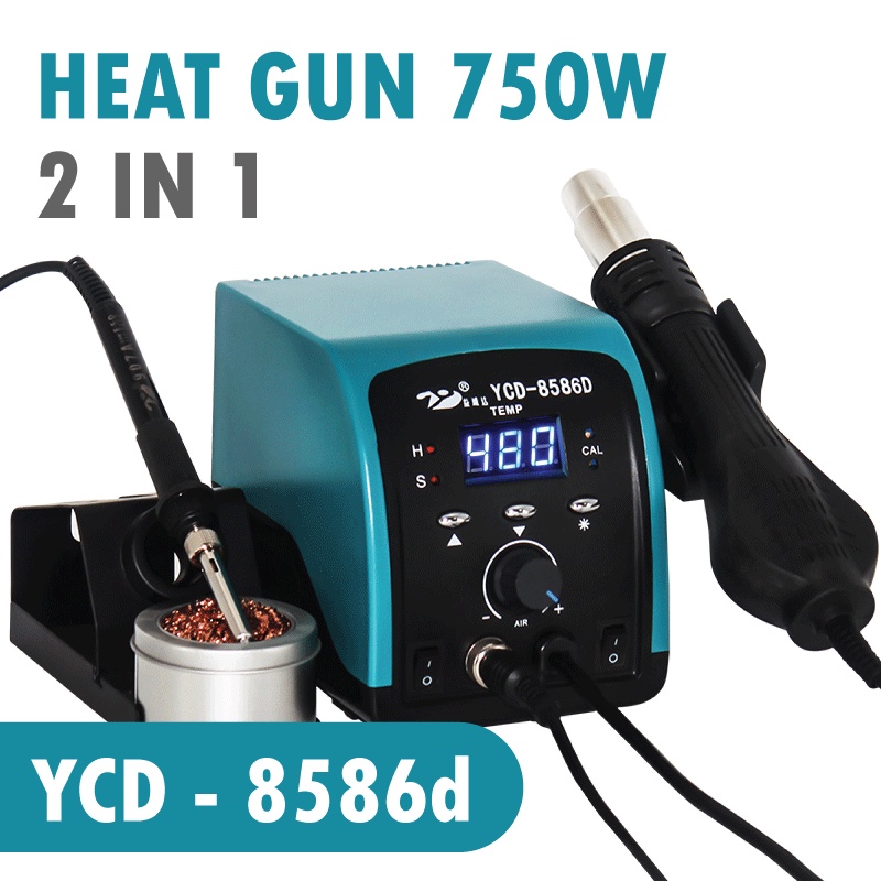 Heat Gun + Solder Station 750W - Solder UAP YCD-8586D