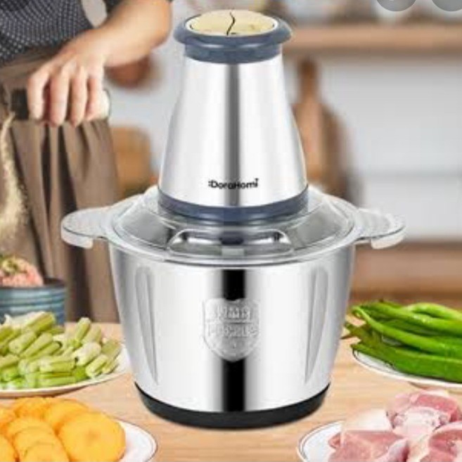 (COD) Blender daging Stainlless 3L / Chopper Stainless Multifungsi 3