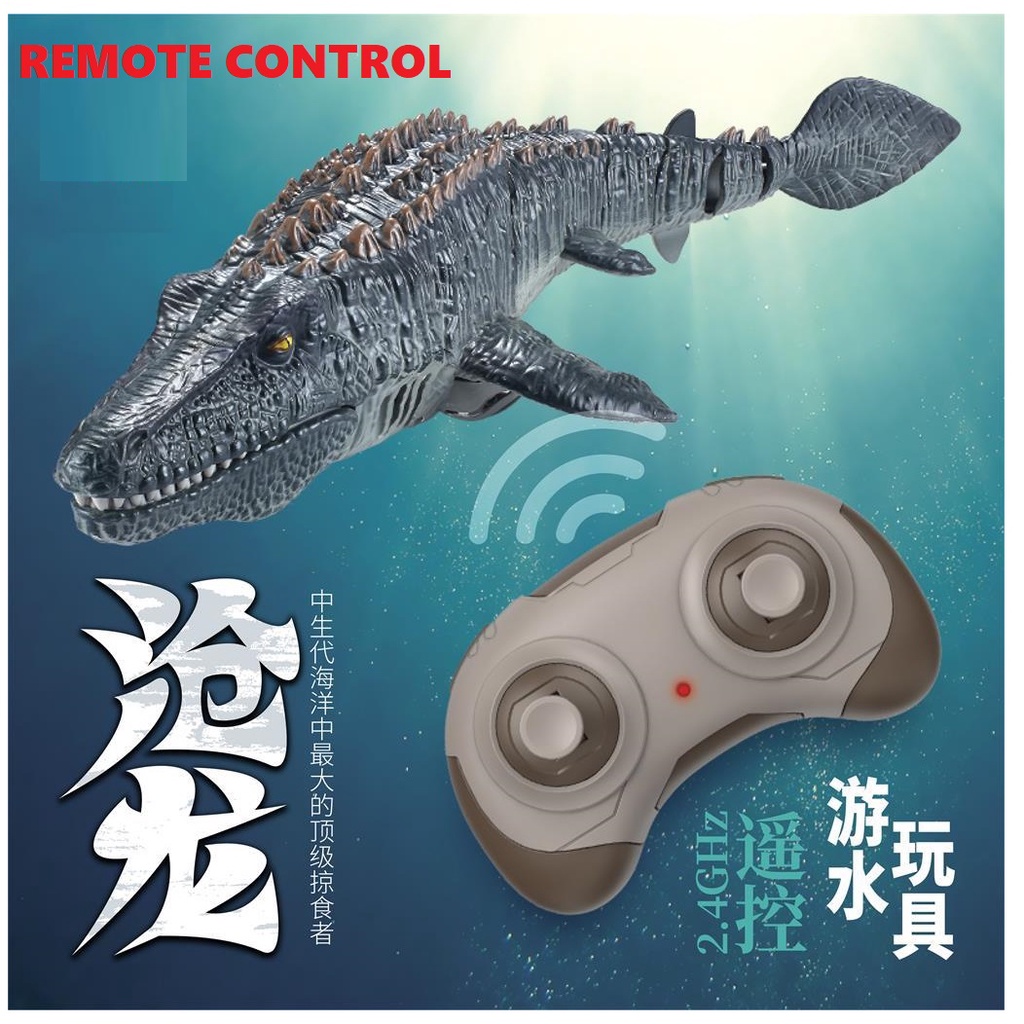 MAINAN ANAK RC 2.4C / REMOTE CONTROL CROCODILE BUAYA ALIGATOR PRANK PRETEND PLAY EDUKASI / REMOTE KA