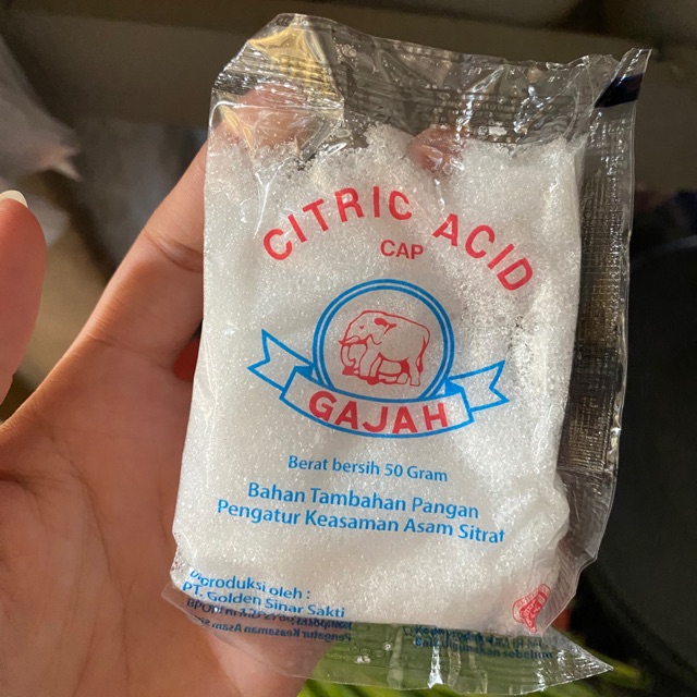 ECER citric acid / CITRUN / sitrun sachet cap gajah