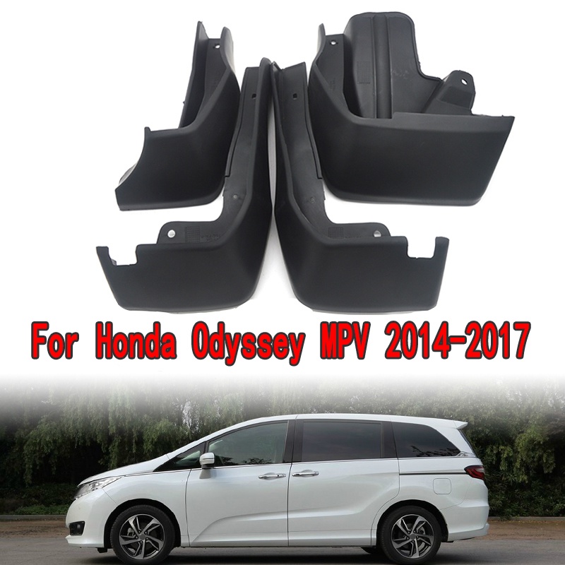 1 Set Mud Flap Pelindung Splash Untuk Fender Mobil Honda Odyssey JDM 2014 2015 2016 2017