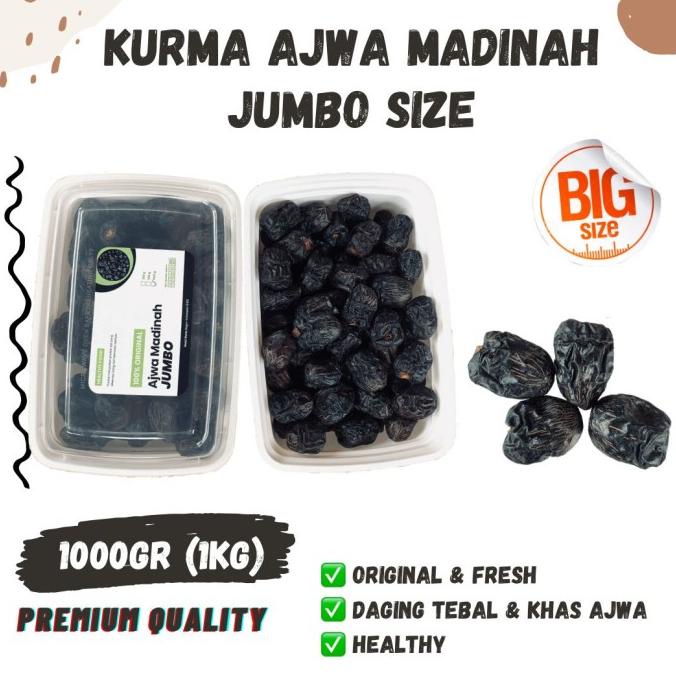 

BAYAR DITEMPAT Kurma Ajwa Aliyah Dates 1kg Kurma Ajwa Jumbo Organik Kurma Nabi Ajwah/KURMA 1KG/KURMA BARARI/KURMA RUTHOB/KURMA BAM/KURMA PALM FRUIT/KURMA TANGKAI/KURMA AZWA/KURMA SUKKARI/KURMA SAFAWI/KURMA TUNISIA/KURMA MUDA KUNING/KURMA MUDA HIJAU/KURMA