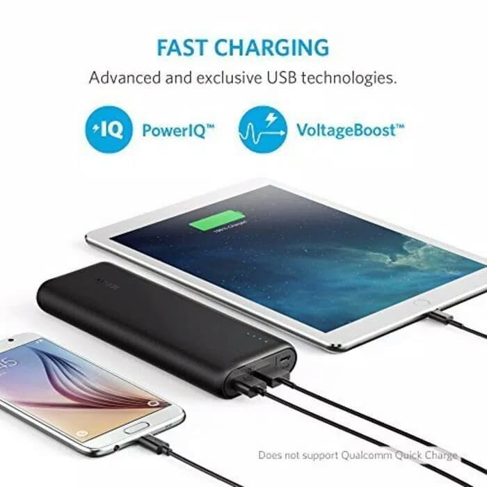 Anker Powercore 20100 Mah Power Bank 20100Mah A1271H12 Quick 3.0 - Murah + Gratis Ongkir