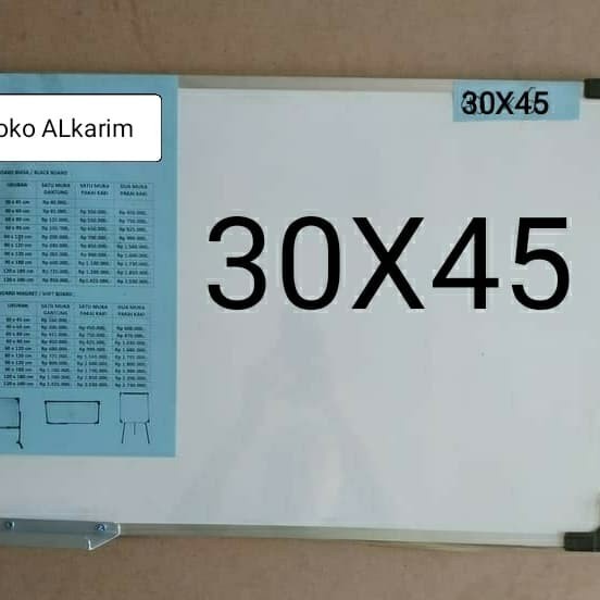 

Produk Unggulan Whiteboard Kecil 30 X 45 Cm Magnet Bergaransi