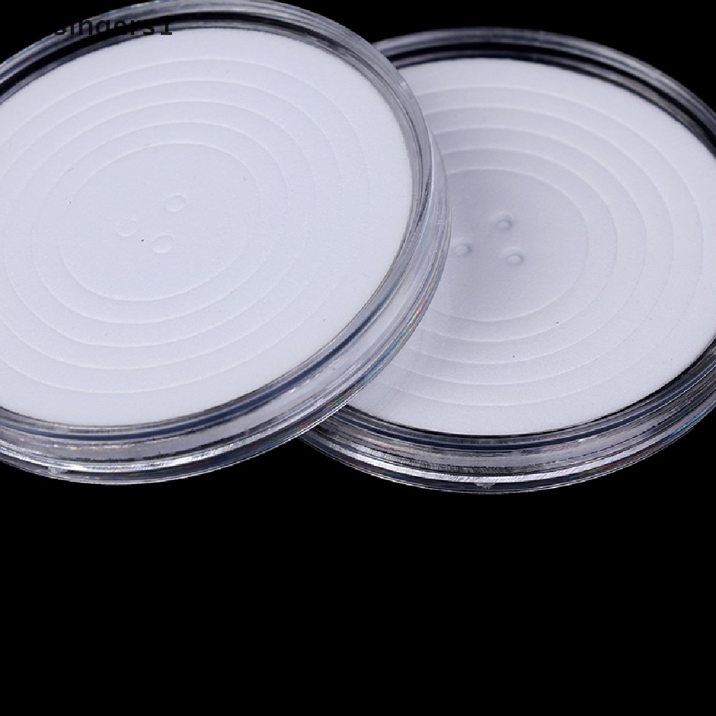 (lsingers1) 20pcs / Set Wadah Penyimpanan Koin Bentuk Kapsul Bahan Plastik Ukuran 46mm Untuk Koleksi