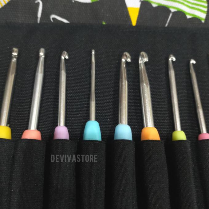 

Tempat Alat Rajut Hakpen Crochet Hook Case Serbaguna