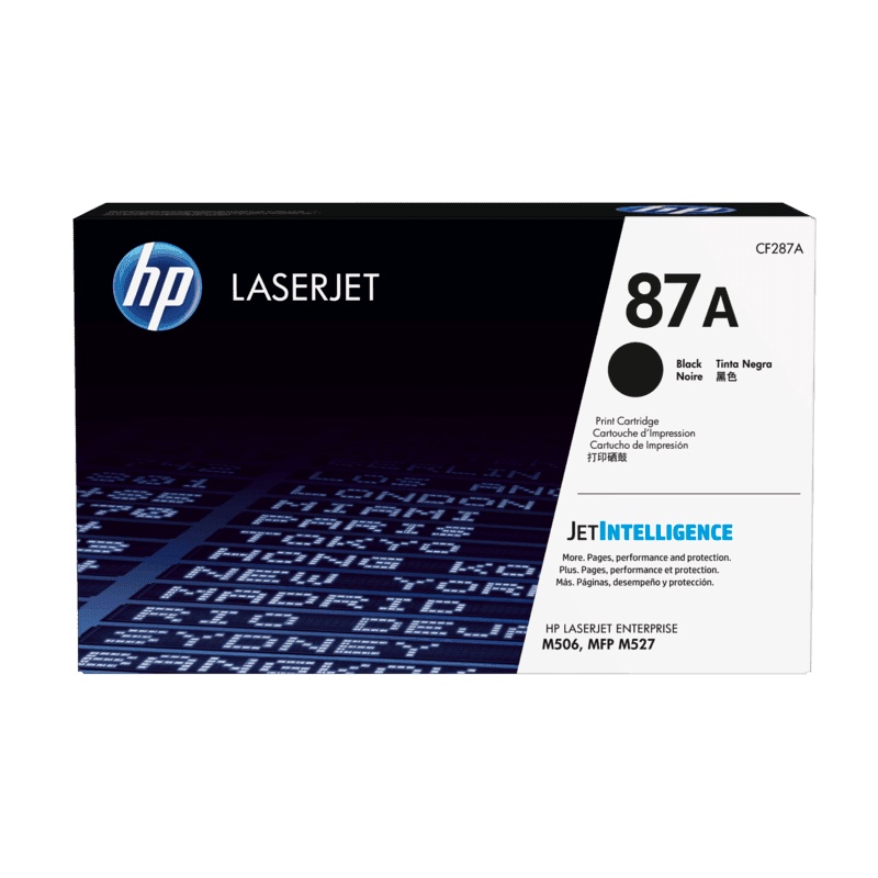 Toner HP 87A Black Original LaserJet Cartridge - CF287A