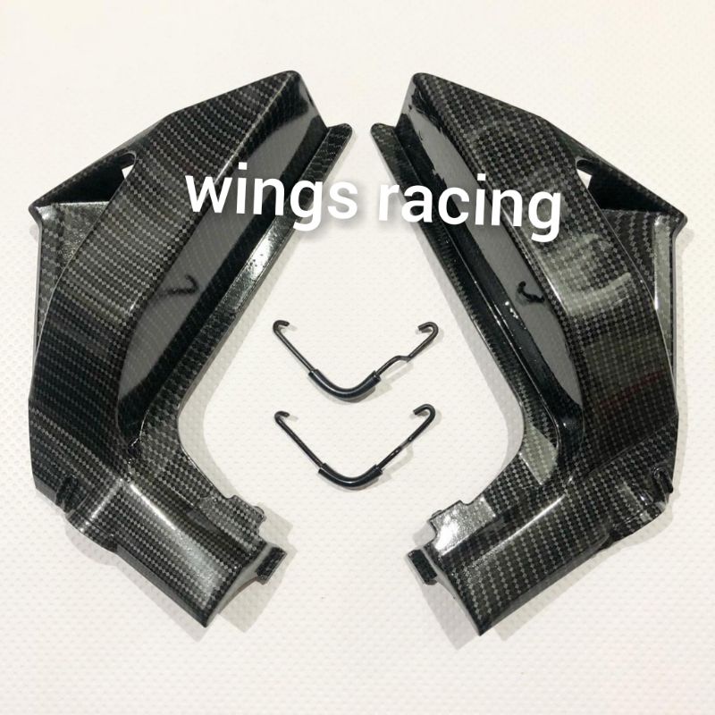Air scoop Karbon+Kawat motor yamaha rx king New