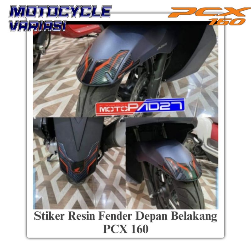 Stiker PCX 160 Stiker Spakbor PCX 160 Stiker Fender Depan Belakang PCX 160