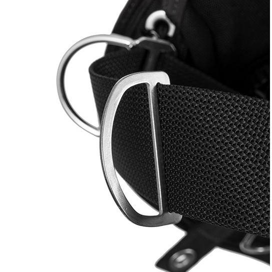 Webbing Weight Keeper Dring Sliding Titanium Diverite 2inch Scuba Diverite HW1201