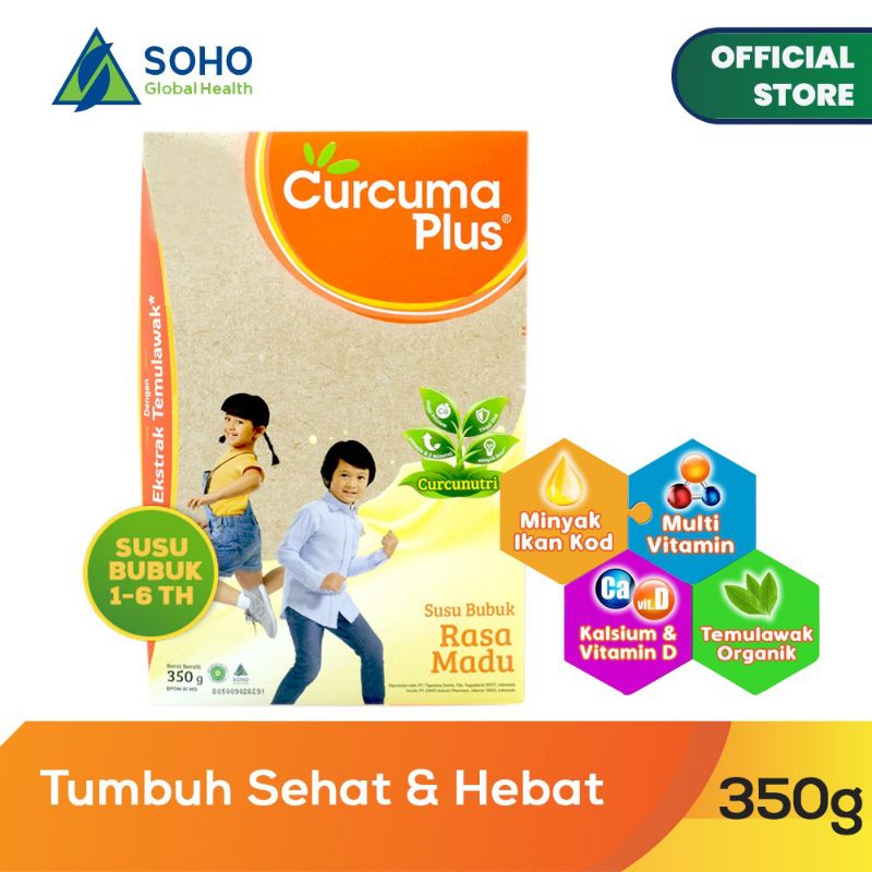 

Curcuma plus susu bubuk anak (1-6th) madu 350