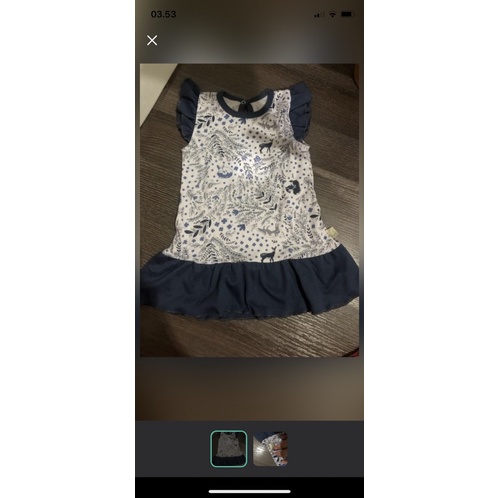 cuit baby ruffle dress size M preloved