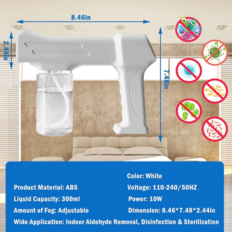 Nano Spray Disinfection Gun Wireless Q7-1 Kiswara Bandung