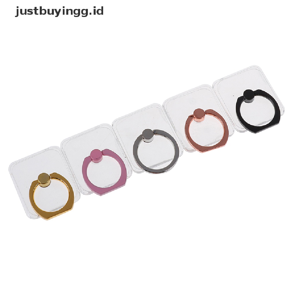 (Justbuyingg.Id) Ring Holder Hp Universal Transparan Bisa Berputar 360 °