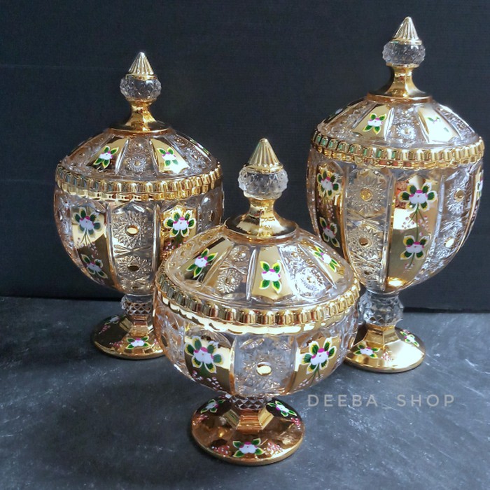 

Toples / Candy jar Gold - Emas
