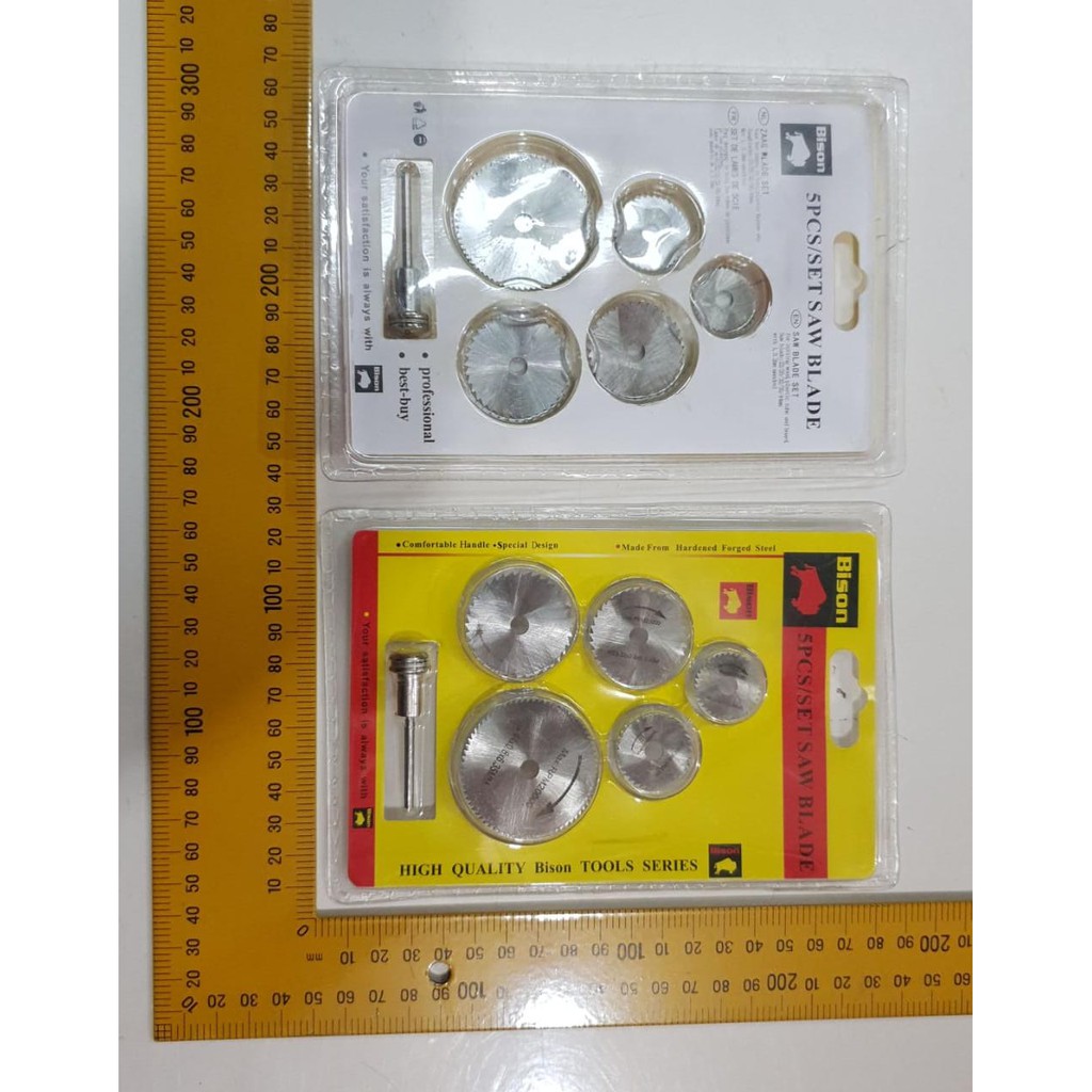 BISON MATA 5 pc Circular Saw Mini Drill Rotary Cutting Blade