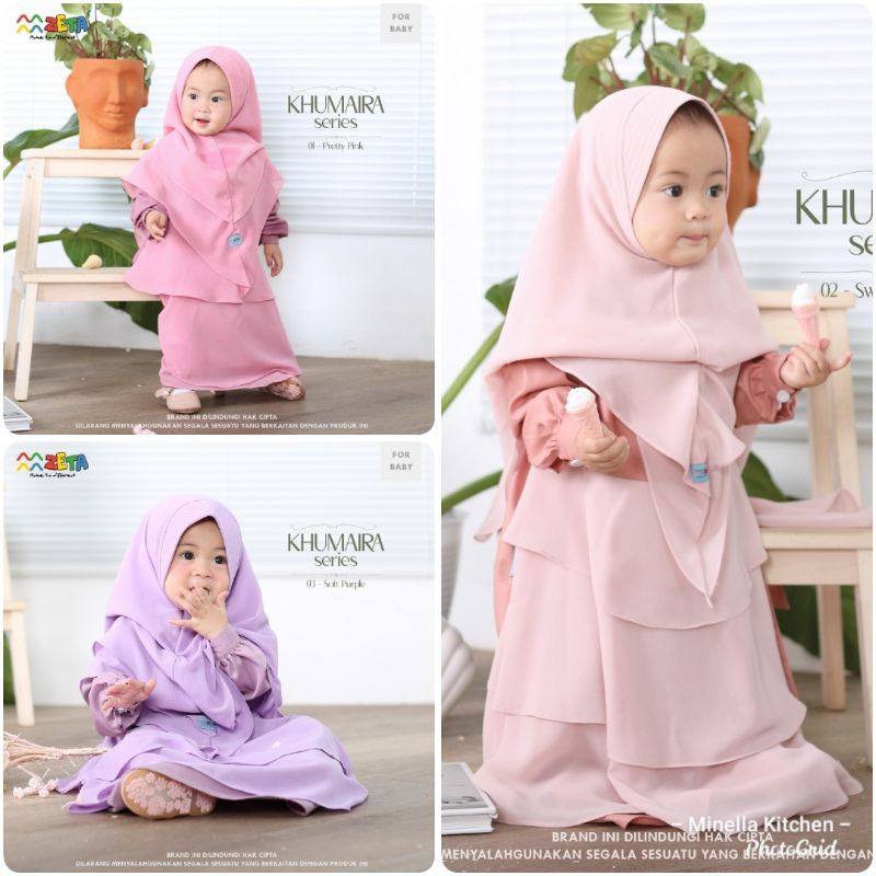 ZETA | Readt Gamis Anak (1-2th) "Khumaira Series"