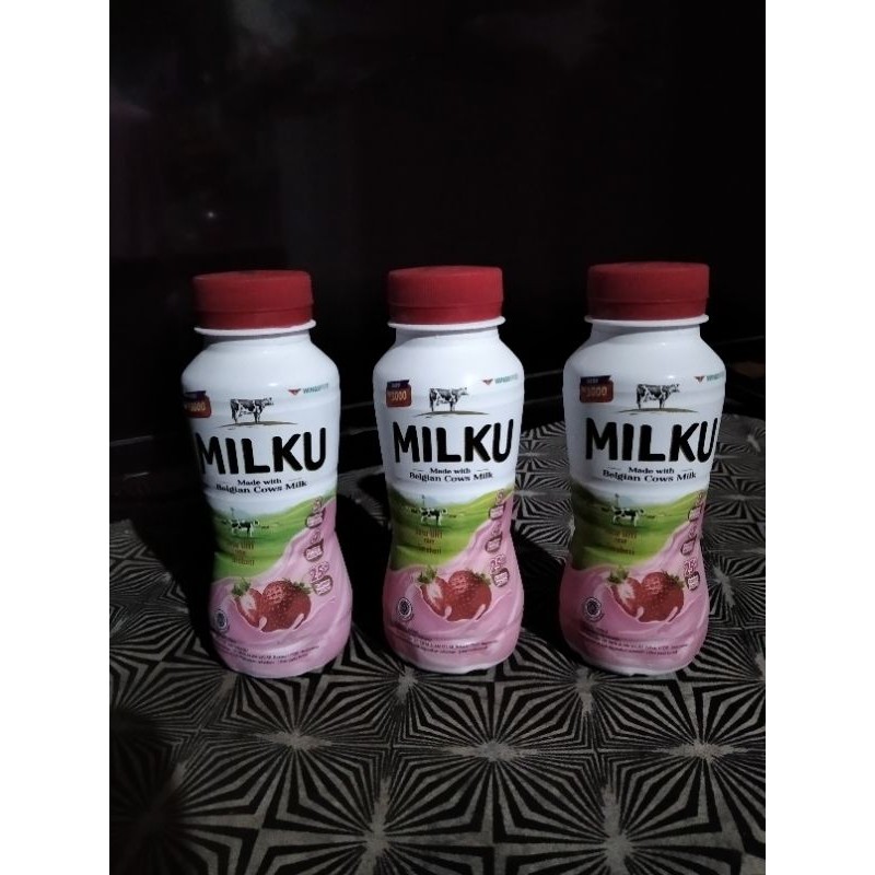 

Susu UHT Milku coklat strawberry 200 ml