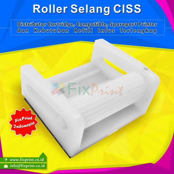 Roller Selang Plus Double Tape, Roller penjepit selang Import